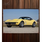 Металлическая табличка Corvette Stingray L88 427 Convertible 